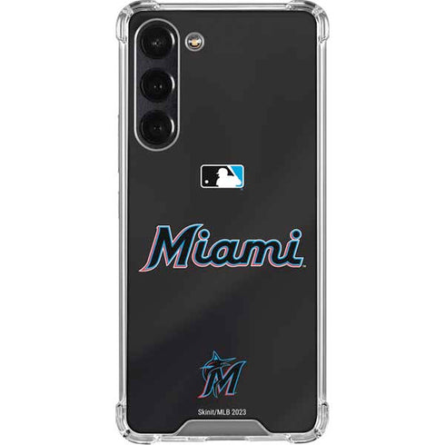 MLB Miami Marlins Jersey Alternate Galaxy S24 FE Clear Case
